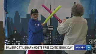 Free Comic Book Day and May the 4th combine at Davenport library