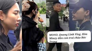 HH Thùy Tiên, Quang Linh Vlog, MONO, Hòa Minzy lặng lẽ dẫn con trai tiễn Bác TBT Nguyễn Phú Trọng