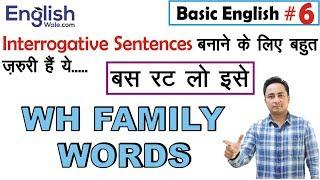 How to Use WH Question Words in Interrogative Sentences