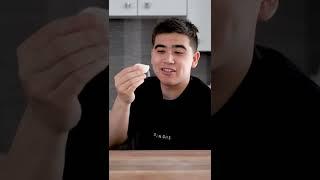 Trying Lychee Daifuku (Japanese Filled Mochi)