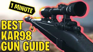 BEST KAR98K SETUP/LOADOUT/GUIDE/ATTACHMENTS - Warzone Gun Guide