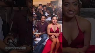 Rashmika Mandanna looking so cute|taking pics with Paparazzi|The Unseen Shorts #rashmikamandanna