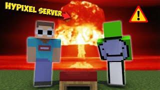 Dream Team Destroy Hypixel Server Playing Bedwars Ft. Dream Quackity, BadBoyHalo