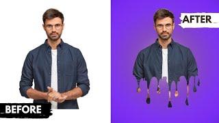 Dripping Effect in Photoshop | How to Make Dripping Effect in Photoshop | Dripping Effect