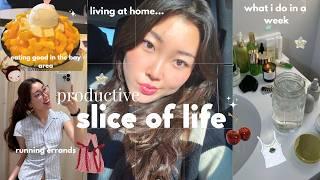 slice of life: what life is like living at home in my 20s  (running errands, eating, cozy vibes) 