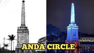 The rehabilated Anda Circle in Manila