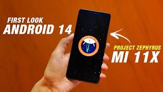 First Look Project Zephyrus 14.0 Official For Mi 11X & POCO F3 | Android 14 | Full Detailed Review