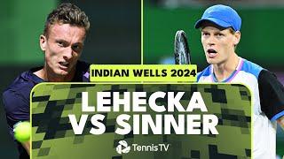 Jannik Sinner vs Jiri Lehecka Highlights | Indian Wells 2024