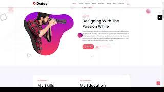 Daisy - Creative Agency WordPress Theme creative design bootstrap 5