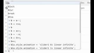 JavaScript ++ and -- ( increment and decrement )