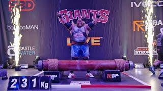 IRON BIBY | 231kg/509lb LOG LIFT WORLD RECORD