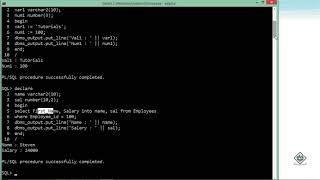 Oracle - PL/SQL - Getting Started