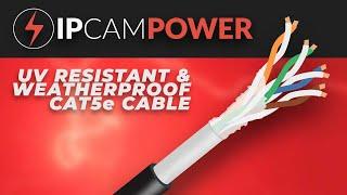 Extremely Rugged, UV-Resistant, and Weatherproof Cat5e Jelly Cable from IPCamPower