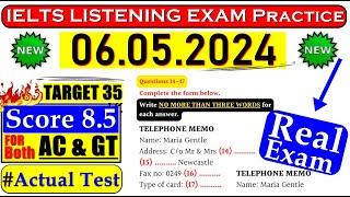 IELTS LISTENING PRACTICE TEST 2024 WITH ANSWERS | 06.05.2024