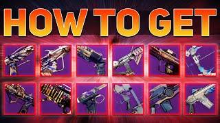 How to Get ALL Old Craftable Weapons (Start Prepping Now) | Destiny 2 Lightfall