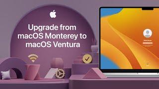 How to upgrade from macOS Monterey to macOS Ventura | Apple Support