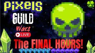 Pixels Online GUILD WARS!  The FINAL Hours, THIS IS THE END!