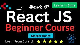 React Tutorials in Telugu | React JS Beginner Course