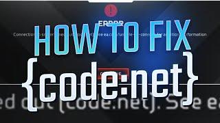 How to fix code:net in Apex Legends