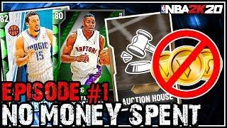 NO MONEY SPENT SERIES #1 - UNLOCKING THE AH AND ALREADY GOT A SNIPE! NBA 2k20 MyTEAM