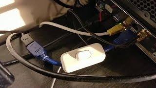 USB 3.0 On / Off Switch Button: Type A Cable Teardown in 3 Minutes