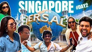 Day 2 Vlog  Universal Studio | हास्यजत्रेच्या टीमसोबतचा Singapore family दौरा 