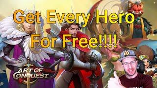 How To Get Every Hero FOR FREE! Art of Conquest with OGC