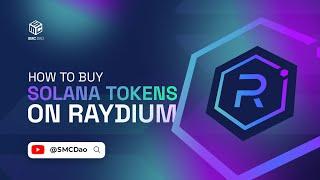 How to buy Solana Tokens on Raydium using Solfare wallet.