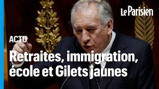 Ce qu'il faut retenir du discours de politique générale de François Bayrou