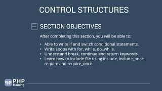 Control Structure in PHP