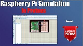 Raspberry Pi simulation in Proteus using flowchart