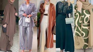 موضة شتاءوربيع محجبات 2024إطلالات وتنسيقات رمضان العيد انيقةmodern hijab/hijab outfits/hijab style