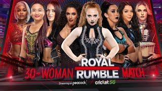 WR3D ROYAL RUMBLE 2022 || NXT 30 WOMEN'S ROYAL RUMBLE MATCH ||