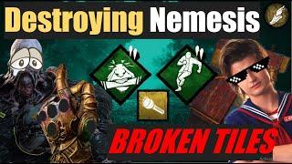 Using OP tiles against Thanos || Survivor's are BROKEN - Dead By Daylight