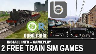 2 FREE PC Train Simulator Games - Openrails &  OpenBVE First Look & install instructions