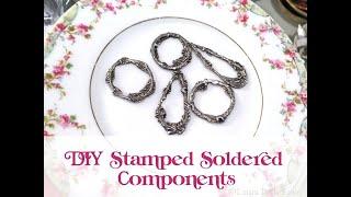 DIY Molten Stamped Low-temp Soldered Jewelry Tutorial Laura Beth Love