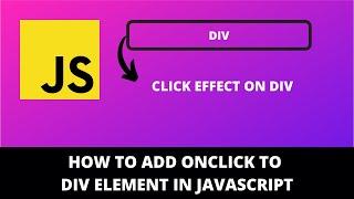 Javascript Add Onclick to Div