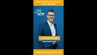 Christoph Bauer - Bürgermeisterwahl Eisfeld - Stadtentwicklung