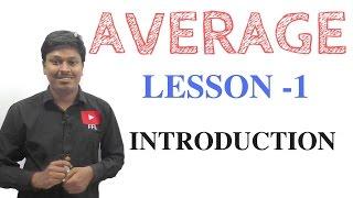 AVERAGE _ LESSON - 1 # INTRODUCTION