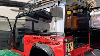 RC4WD GELANDE II D90 Panoramic Glass Window Look