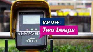 ORCA beeps: One to start, two to end