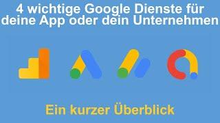 4 wichtige Google Dienste für dein Unternehmen erklärt: Google Analytics, Ads, AdSense und AdMob!