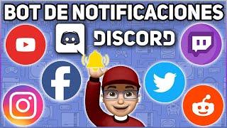 Bot De Notificaciones Para Discord (Youtube, Twitch, Facebook, Instagram, Twitter, Reddit)