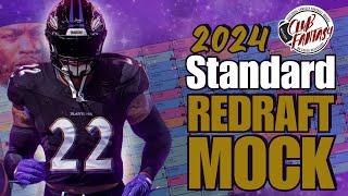 2024 Fantasy Football Mock Draft | Standard Scoring Non-PPR