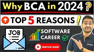 Top 5 Reasons Why Should You Do BCA in 2024? Say yes To BCA Course #bca #bcaadmissionS2024 #viral