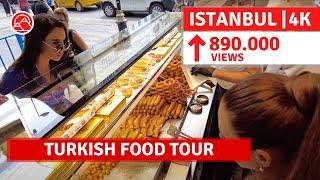 Delicious Turkish Street Food Tour In Istanbul |August 2021|4k UHD 60fps