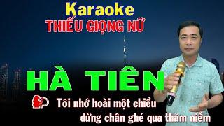 Hà Tiên Karaoke Thiếu Giọng Nữ  Song Ca Với Đức Thịnh  Karaoke Nhạc Sống