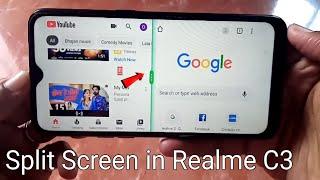Realme C3 | How To Split Screen in Realme C3 