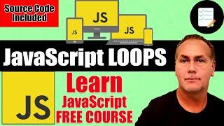 Learn about JavaScript Loops For While with coding examples and how to use Loops in JavaScript code