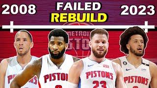 Timeline of the DETROIT PISTONS' FAILED REBUILD after “Goin' to Work” Era